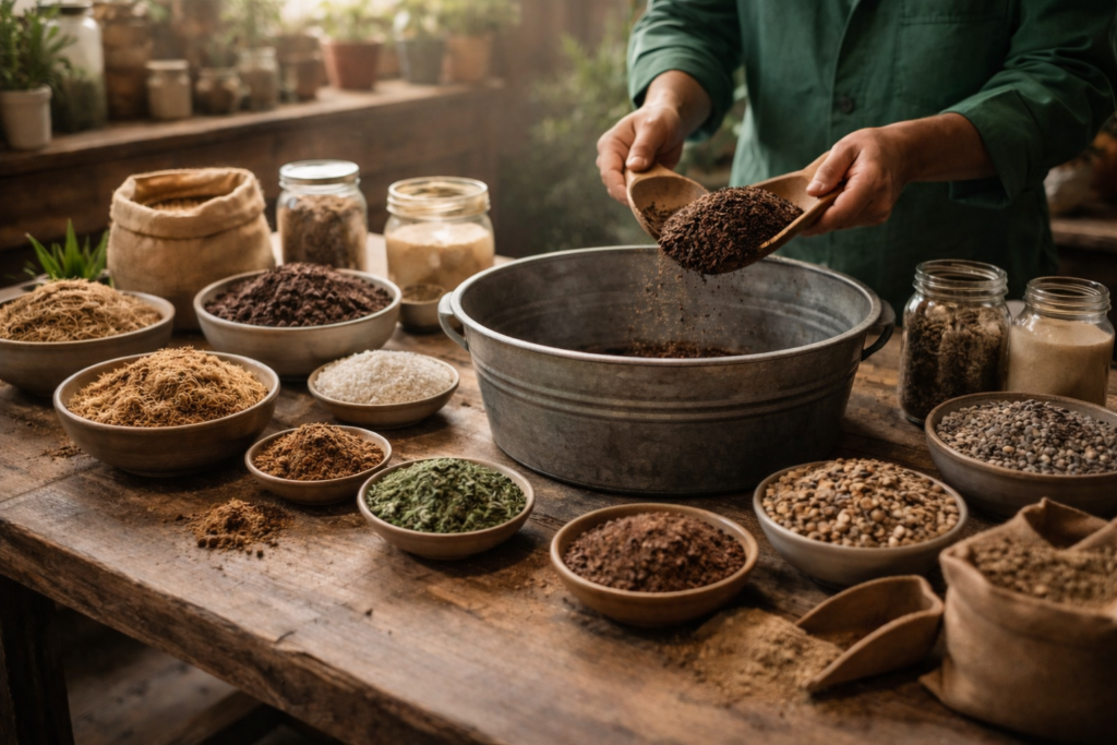 biologisch hergestelltes Substrat